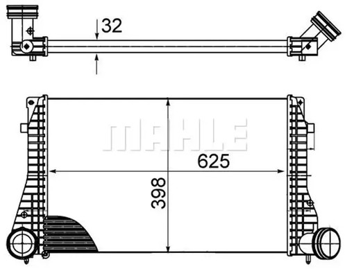 Radiateur air intercooler - radiateur, d'air