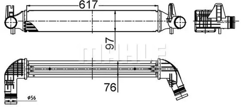 Radiateur air intercooler - d'air,